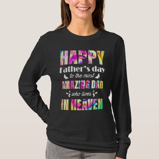 ~で最も素晴らしいパパ生活を送る父の日 Tシャツ (正面)