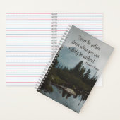 ～で正しく生きられる時は決して家の中に閉じ込めてはいけない ノートブック (内側)