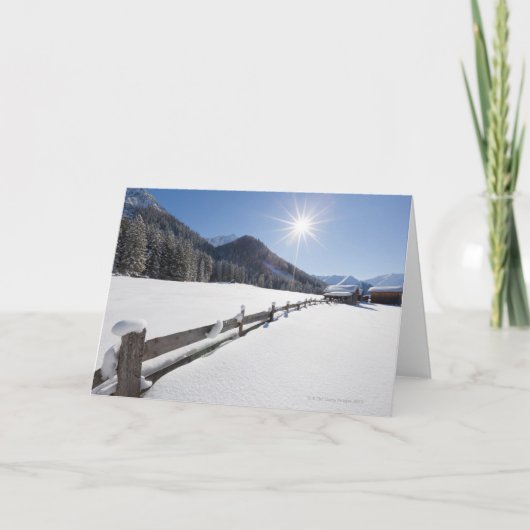 ~で用意したばかりのクロスカント走リースキー カード (正面)