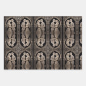 ～で結婚作られた可愛い夫婦 ラッピングペーパーシート (正面2)