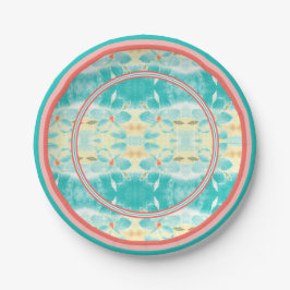 ～で花が咲く結婚式の日 ペーパープレート