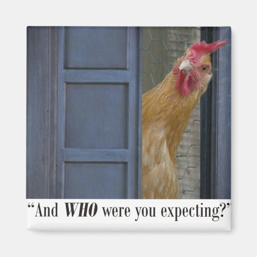 「で、だれを期待していたんだ？」 マグネット (正面)