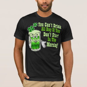 で…始まらなければ1日中飲むことができません Tシャツ