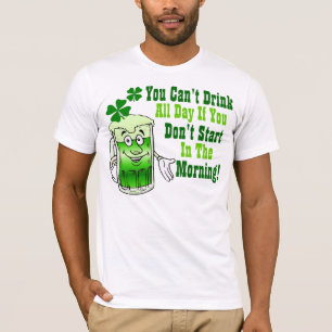 で…始まらなければ1日中飲むことができません Tシャツ