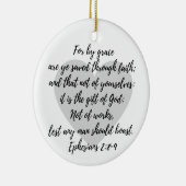 というのは、グレースにあなた救の陶製オーナメント セラミックオーナメント (右)