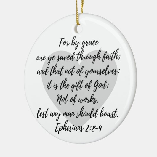 というのは、グレースにあなた救の陶製オーナメント セラミックオーナメント (左)
