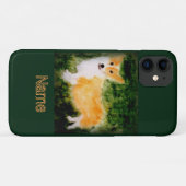 ~という名の可愛いコルギ犬の芸術 Case-Mate iPhoneケース (裏面(横))