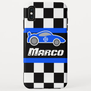 〜という名の青いスポーツカーを走る子どもたち iPhone XS MAXケース