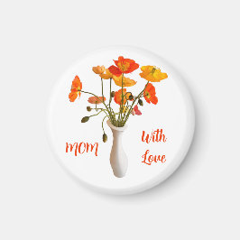 ～という名前の明るいカラフルのケシ マグネット