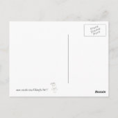 とうかん鳥はがきのアートスケッチ ポストカード (裏面)