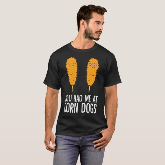 とうもろこし犬に食わされてた Tシャツ (正面フル)