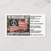 とうもろこし畑の抵抗-ウェブサイトカード 名刺 (裏面)