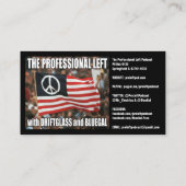 とうもろこし畑の抵抗-ウェブサイトカード 名刺 (裏面)