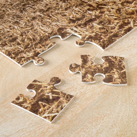 とうもろこし畑の風化させた納屋及びサイロ ジグソーパズル (側面)