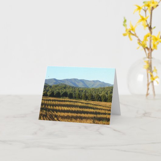 とうもろこし畑 カード (黄色い花)