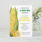 とうもろこし迷路のご招待 招待状 (スタンド正面)