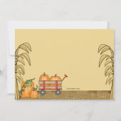 とうもろこし迷路パーティー（男の子）招待状 招待状 (裏面)