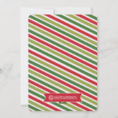 とおもしろいお洒落クリスマスフォトカード シーズンカード (裏面)