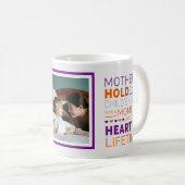 とおもしろいかわいいママ引用文フォトマグカップ コーヒーマグカップ (正面右)