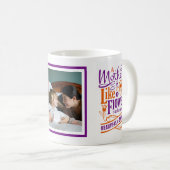とおもしろいかわいいママ引用文フォトマグカップ コーヒーマグカップ (正面右)