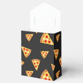 とおもしろいカッコいいピザのスライスはモノグラムのパターン フェイバーボックス (オープン)