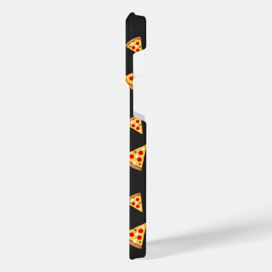 とおもしろいクールのスライスのパターンカスタムモノグラム iPhoneケース (左側面)