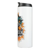 とおもしろいハロワ不気味イン引用文幸せ タンブラー (回転右)