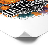 とおもしろいハロワ不気味イン引用文幸せ ポスター (角)