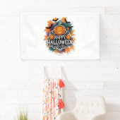 とおもしろいハロワ不気味イン引用文幸せ 横断幕 (インサイチュ)