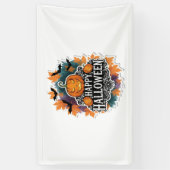 とおもしろいハロワ不気味イン引用文幸せ 横断幕 (縦)