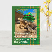 とおもしろいフェスティバルグランチンスルカッタトルトズホリデー カード (黄色い花)