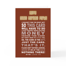 とおもしろい皮肉引っ越し祝いパーティーカード