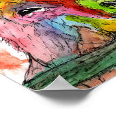 とおもしろいDonkey Poster - 8"x10" ポスター (角)