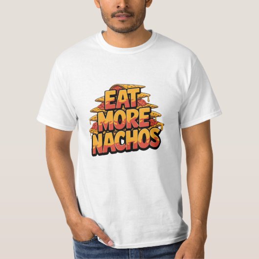 とおもしろいNachoはっきりした Lover Graphics Tシャツ (正面)