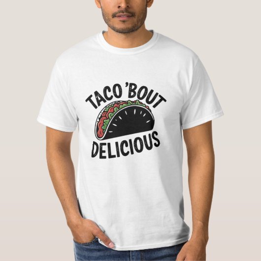 とおもしろいTaco予測できな Lover Graphics Tシャツ (正面)