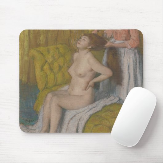 とかして彼女の毛をもらっているエドガー・ドガ|の女性 マウスパッド (マウス)