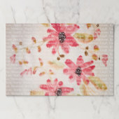 とかわいらしのインスパイア紙ランチョンマット ペーパーパッド (正面)