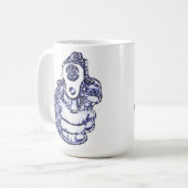 とがったガンマグ コーヒーマグカップ (正面左)