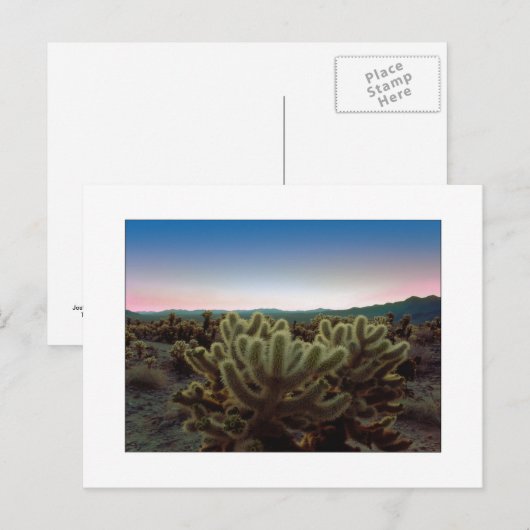 "とがった眺め" ポストカード (正面/裏面)