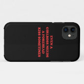 ときにはガールボスだっておでこにキスしてほしい Case-Mate iPhoneケース (裏面(横))