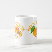 ときにアプリコット開花 コーヒーマグカップ (中央)