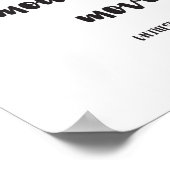 ときに眠っている女性の目覚め、山の移動、引用文 ポスター (角)