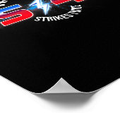 ときに稲妻が2回45 47トランプ再選挙 ポスター (角)