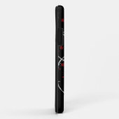 とげがあるスカルのカスタムなiphone 5の場合 Case-Mate iPhoneケース (裏面/右)