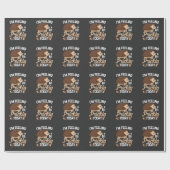 とげだらけのハリネズミ好きの森林動物愛好家 ラッピングペーパー (フラット)