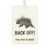 とげだらけのポルキー カーエアーフレッシュナー (裏面)