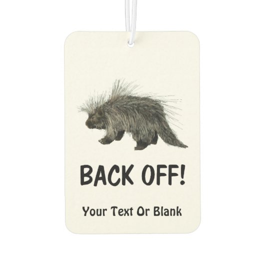 とげだらけのポルキー カーエアーフレッシュナー (裏面)