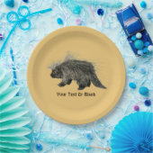 とげだらけのポルキー ペーパープレート (パーティー)