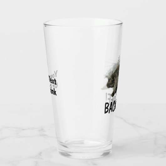 とげだらけのポーキー – バックオフ タンブラーグラス (右)