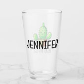 とげだらけの可愛い タンブラーグラス (裏面)